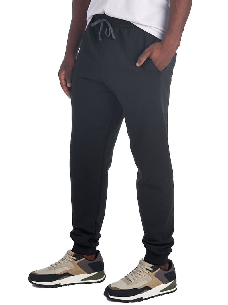 Jerzees Men's NuBlend Fleece Joggers & Sweatpants, Joggers-Black, Small - Image 3
